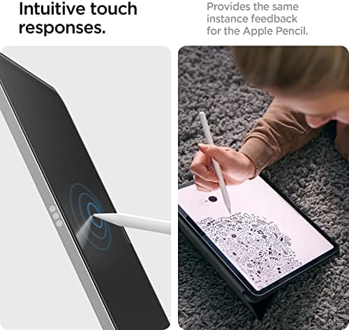 מגן מסך Spigen Papertouch [Papertouch Pro] המיועד לדור העשירי של iPad 10.9 אינץ '[ידידותי למקרה]